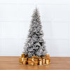 Duke Flocked Tree Unlit