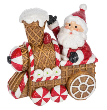 Set de 3 Santas de cono de waffle surtidos de 5.5"