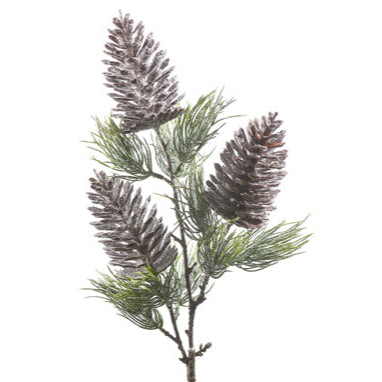 31" Brown Pinecone Pine Spray Set Of 4