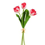 Juego de 2 paquetes de tulipanes rojos de 18 pulgadas