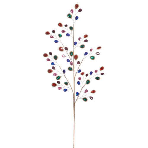 32" Mulitcolor Jeweled Spray Set Of 4