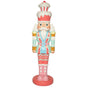 5 FT Lighted Pink & Blue Cupcake Nutcracker Battery Operated
