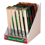 12" Vibrant Wreath Hanger Assorted Set Of 4