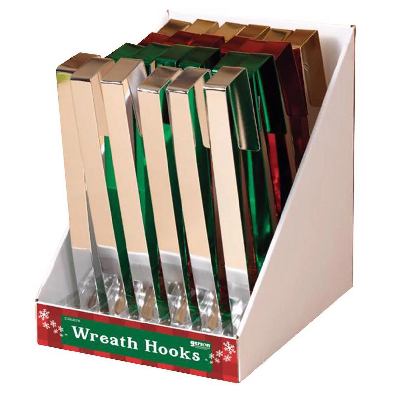 12" Vibrant Wreath Hanger Assorted Set Of 4