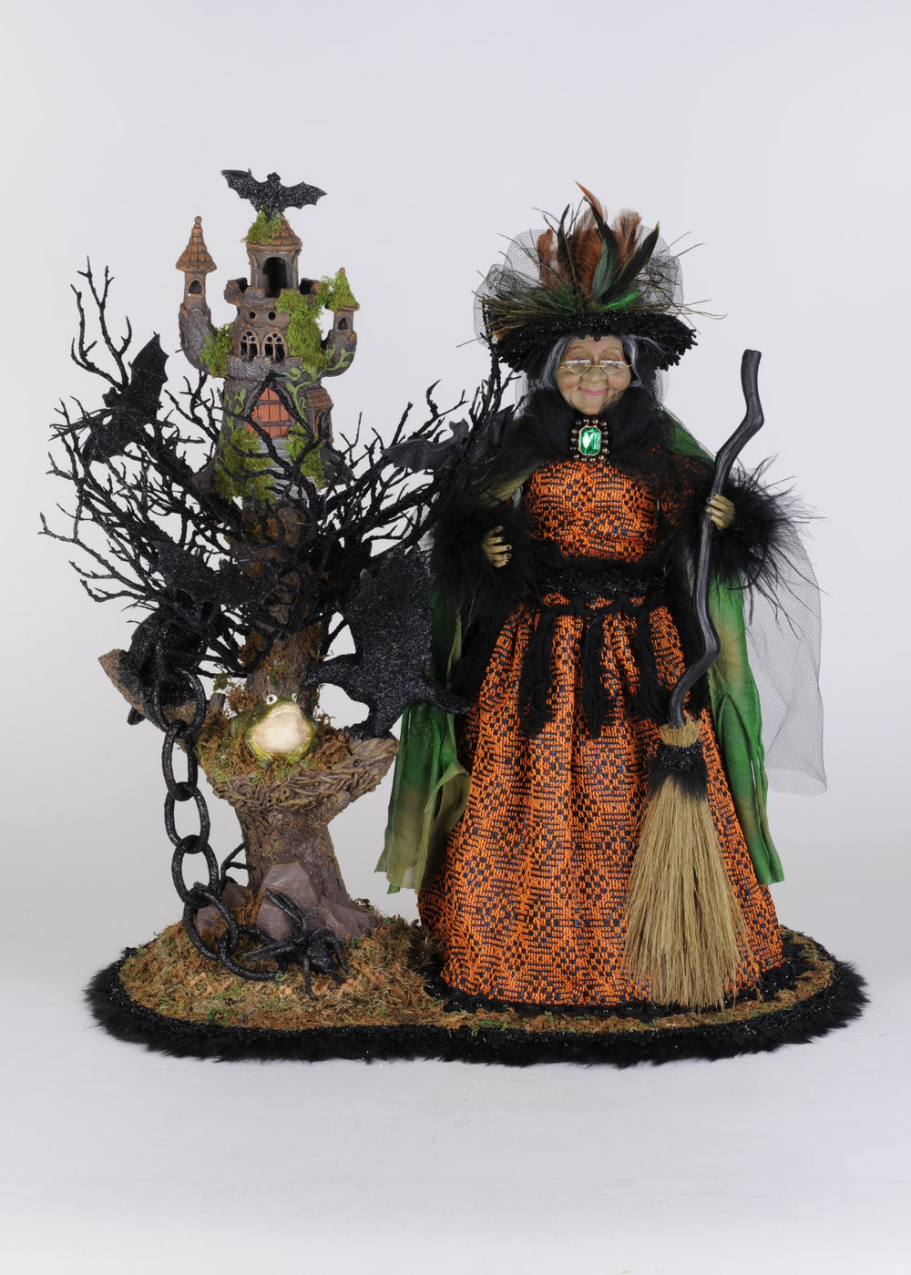 Karen Didion Originals 24" Lighted Haunted Hollow Witch