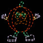 32" Halloween Lumi's Scared Pumpkin