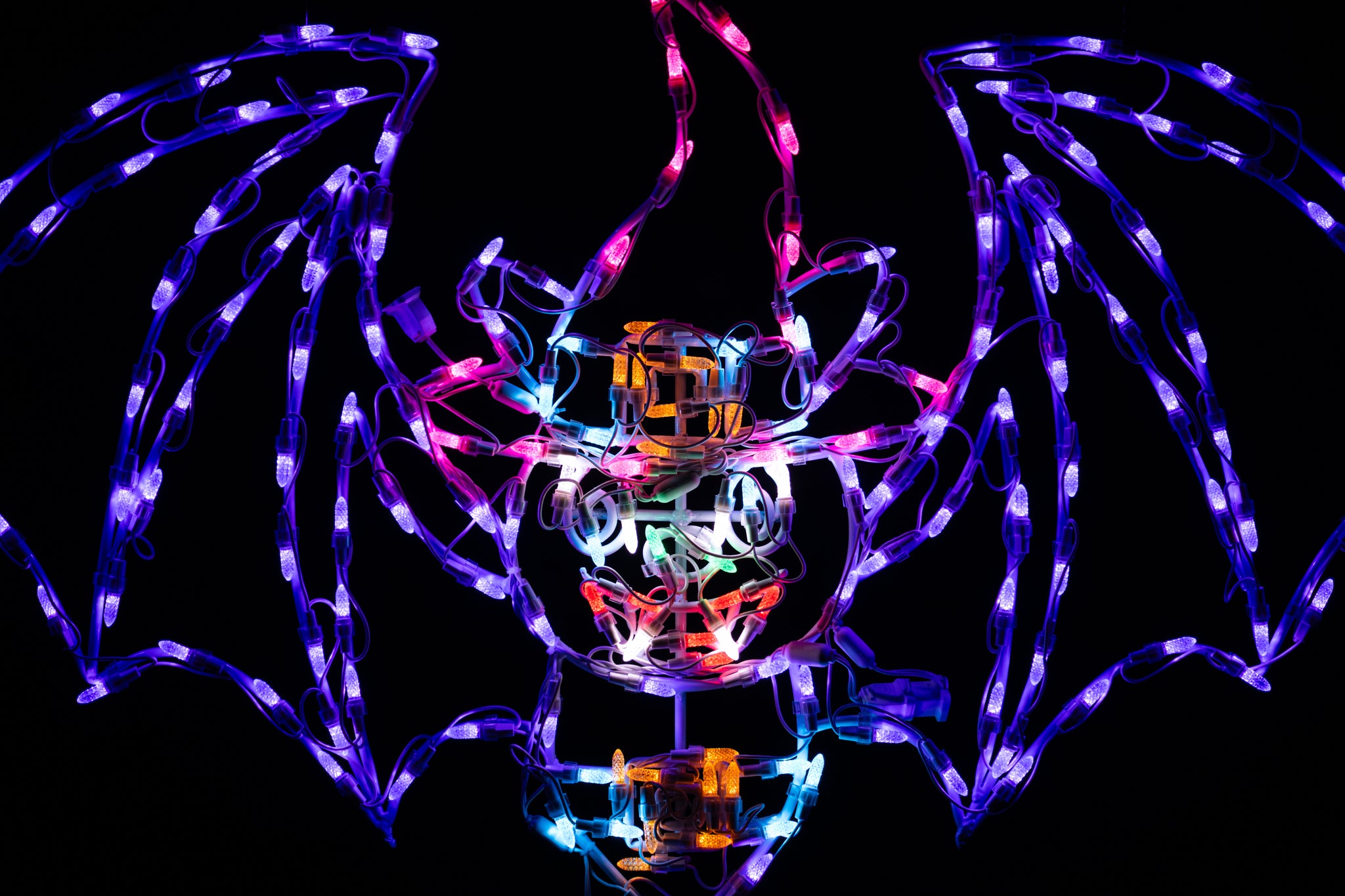 24" Halloween Witch Bat