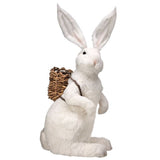 Conejo de Pascua de 35,5" con Cesta