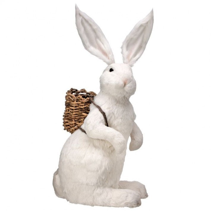 Conejo de Pascua de 35,5" con Cesta