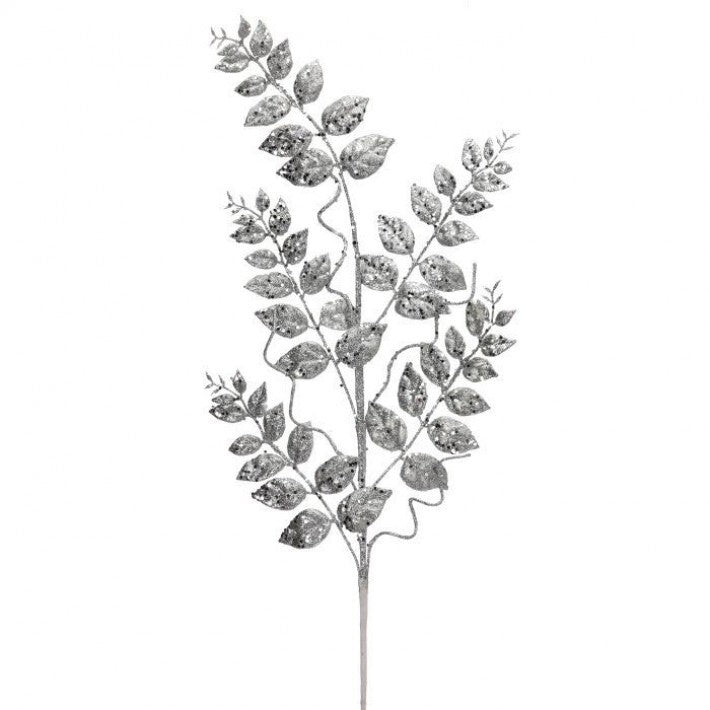 35" Mica Fern Glitter Spray Set Of 6