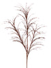 34" Glitter Pampas Grass Spray Set Of 12