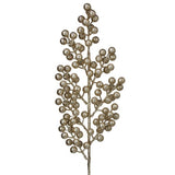 24" Glitter Cluster Berry Spike Pick Set Of 12