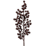 24" Glitter Cluster Berry Spike Pick Set Of 12