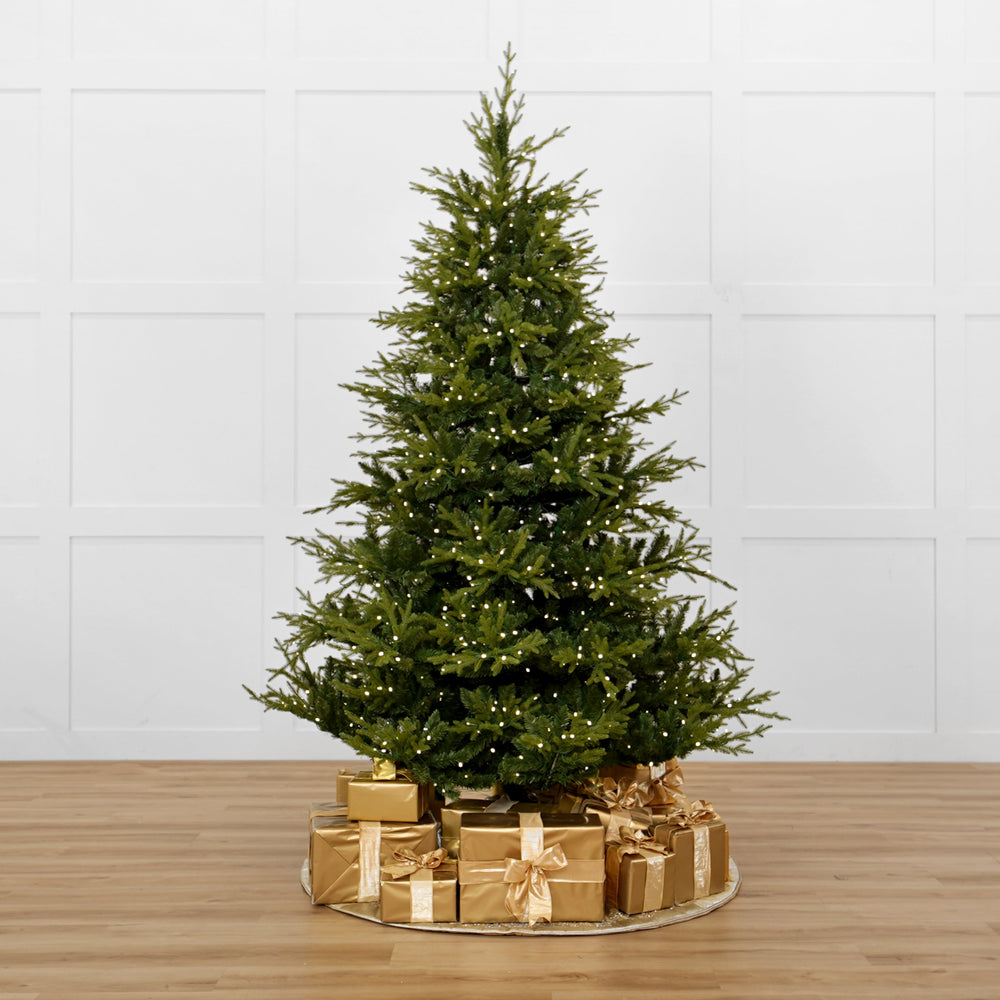 Norway Deluxe Tree Pre Lit Warm White LED Lights