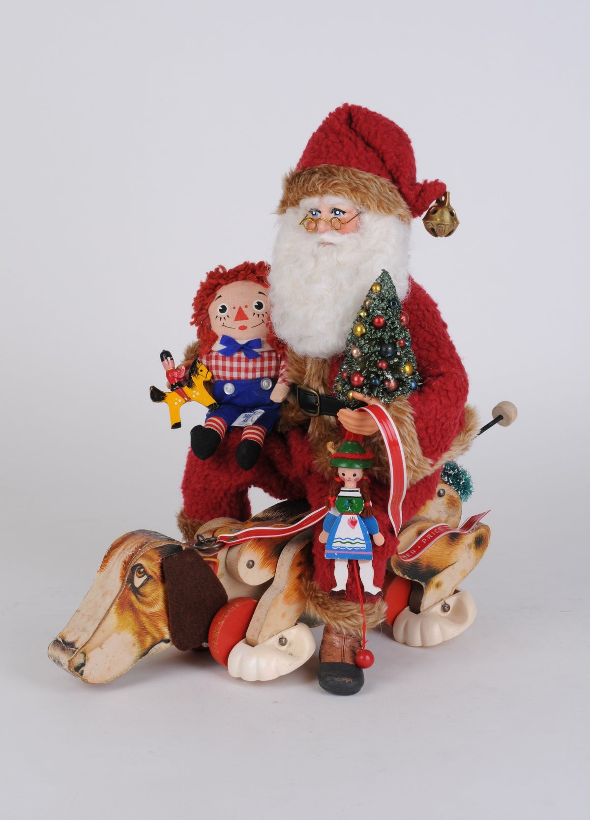 Karen Didion's One Of A Kind 17" Fisher Price "Snoopy" Dog Santa