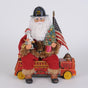 Karen Didion's One Of A Kind 13" Fire Truck Santa