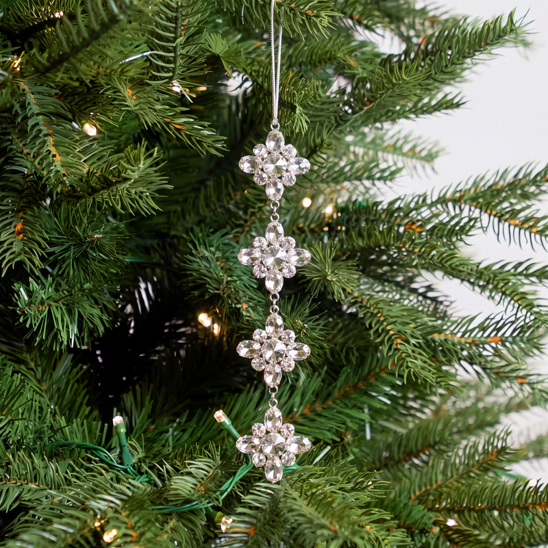 Opulence Blue & Silver Ornament Bundle