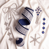 Opulence Blue & Silver Ornament Bundle