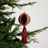 Burgundy Opulence Ornament & Ribbon Bundle