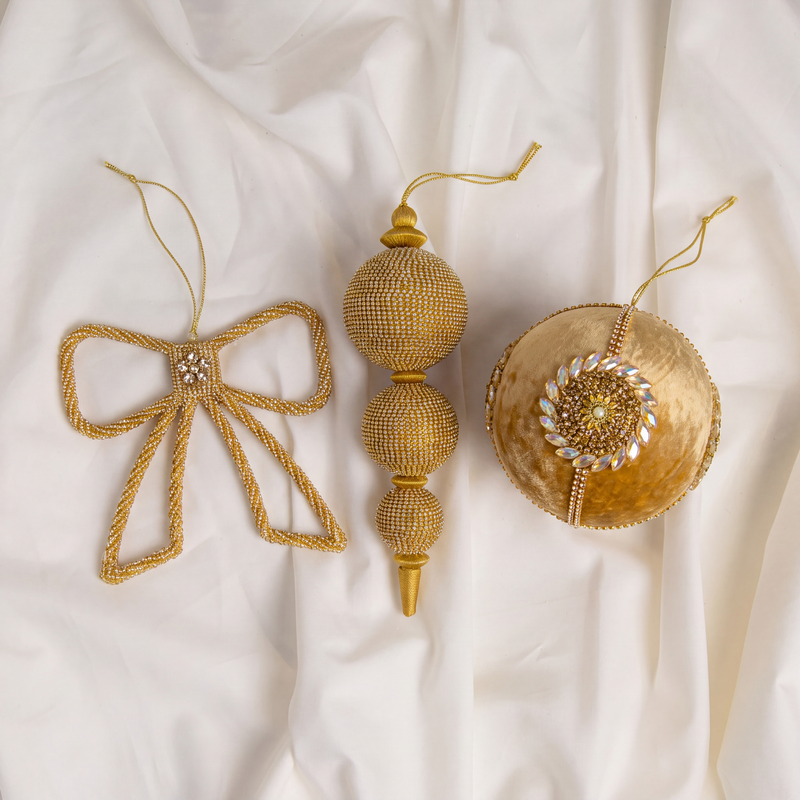 Opulence Cappuccino Ornament Bundle