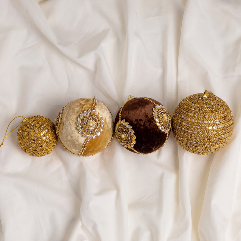 Opulence Cappuccino Ornament Bundle