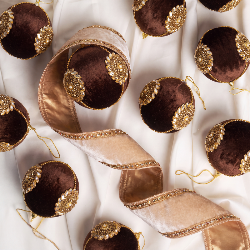 Opulence Cappuccino Ornament Bundle