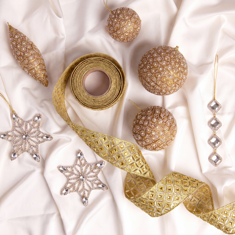 Opulence Gold Ornament Bundle