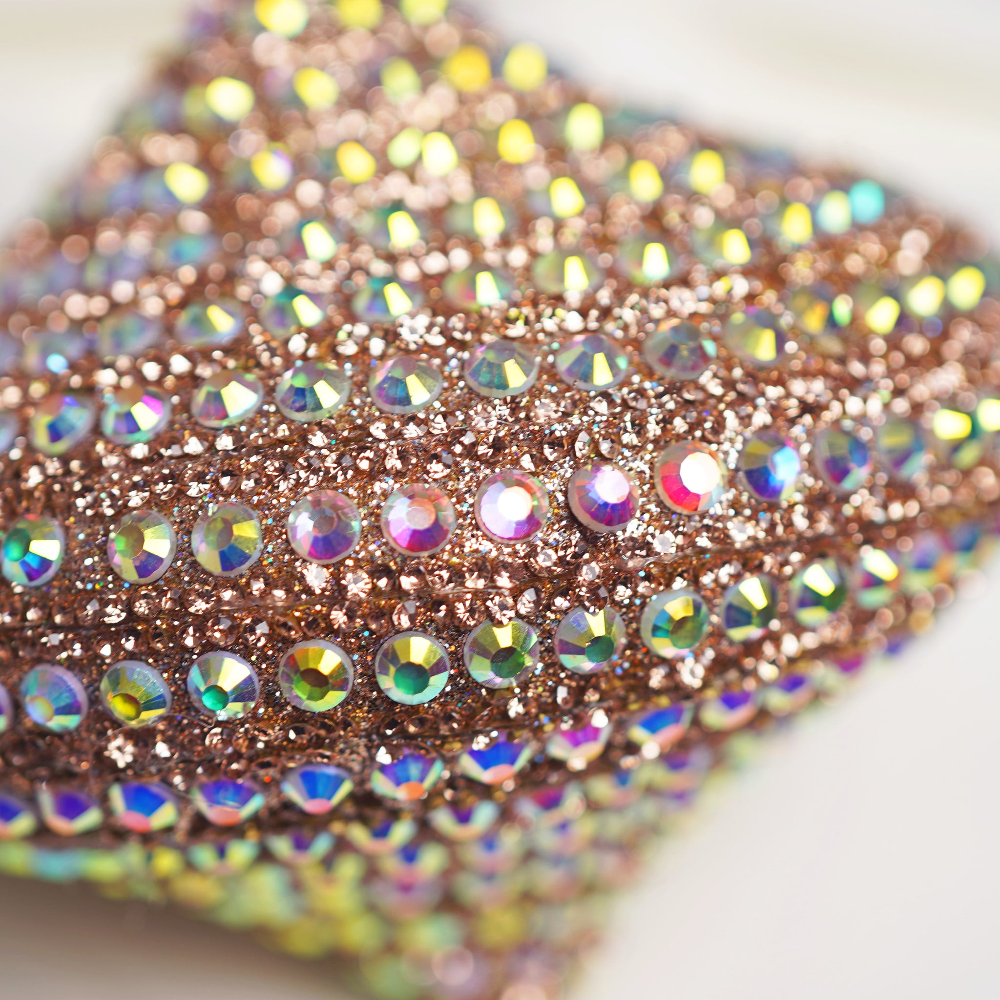 Gold & Pink Shimmering Opulence Ornament & Ribbon Bundle