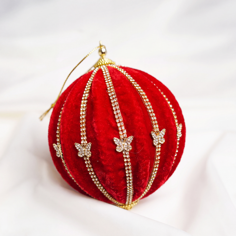 Opulence Red & Gold Ornament Bundle