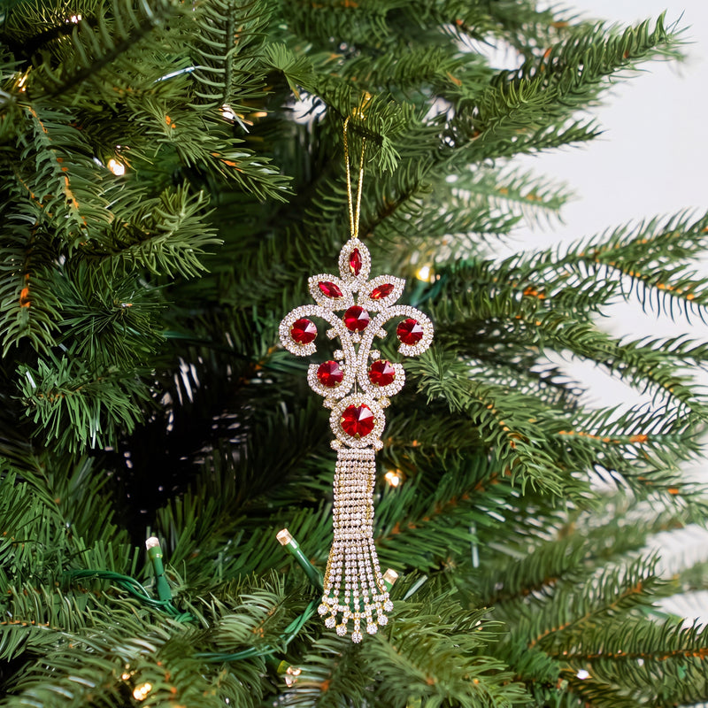 Opulence Red & Gold Ornament Bundle