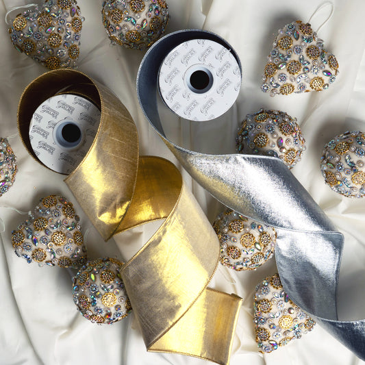 Adorno y Cinta Ivory Opulence