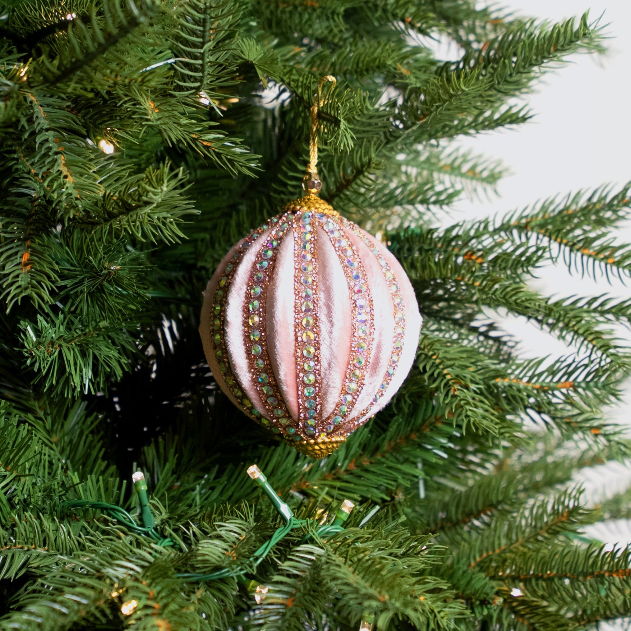 Pink Opulence Ornament & Ribbon Bundle