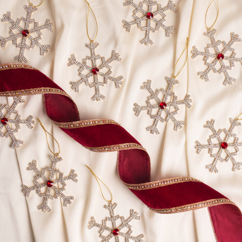 Opulence Red & Gold Ornament Bundle