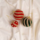 Opulence Red & Green Ornament Bundle