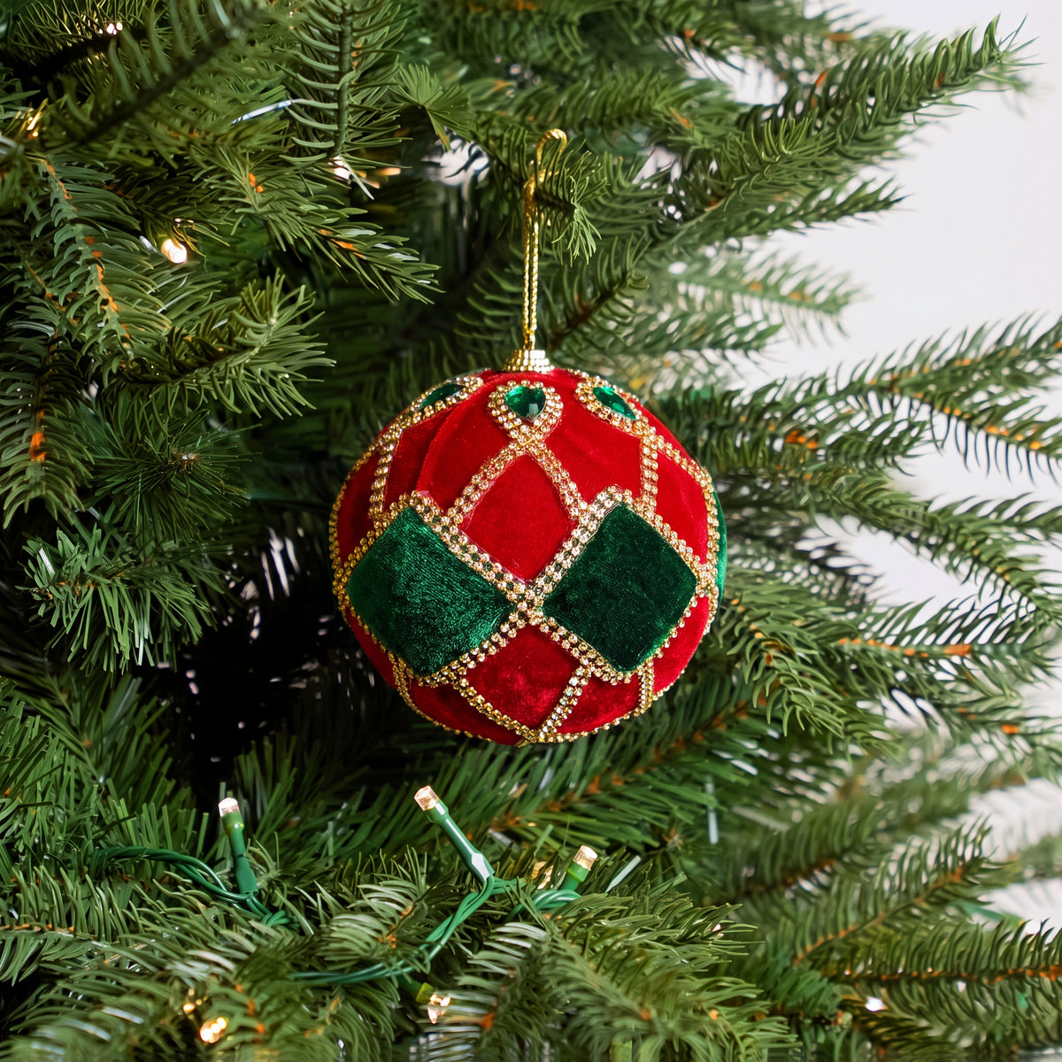 Opulence Red & Green Ornament Bundle
