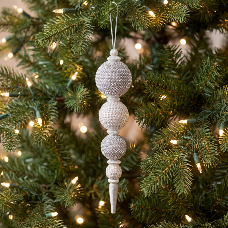 Opulence Silver Ornament Bundle