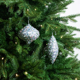 White & Silver Opulence Ornament & Ribbon Bundle