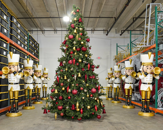 Red & Gold Non UV Tree Decor