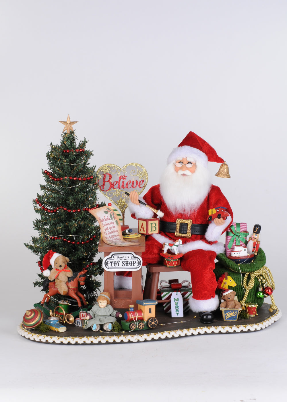 Karen Didion Originals 17" Believe in Magic Santa