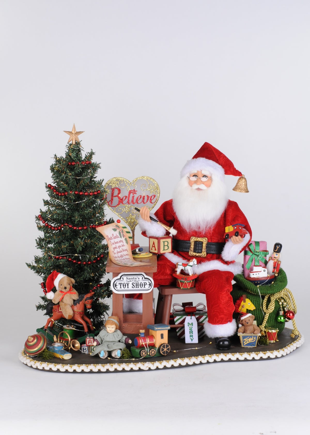 Karen Didion Originals 17" Believe in Magic Santa