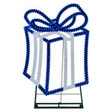 3 FT X 4.5 FT Blue Present 642 LED Pure White Twinkling Effect