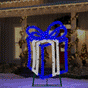 3 FT X 4.5 FT Blue Present 642 LED Pure White Twinkling Effect