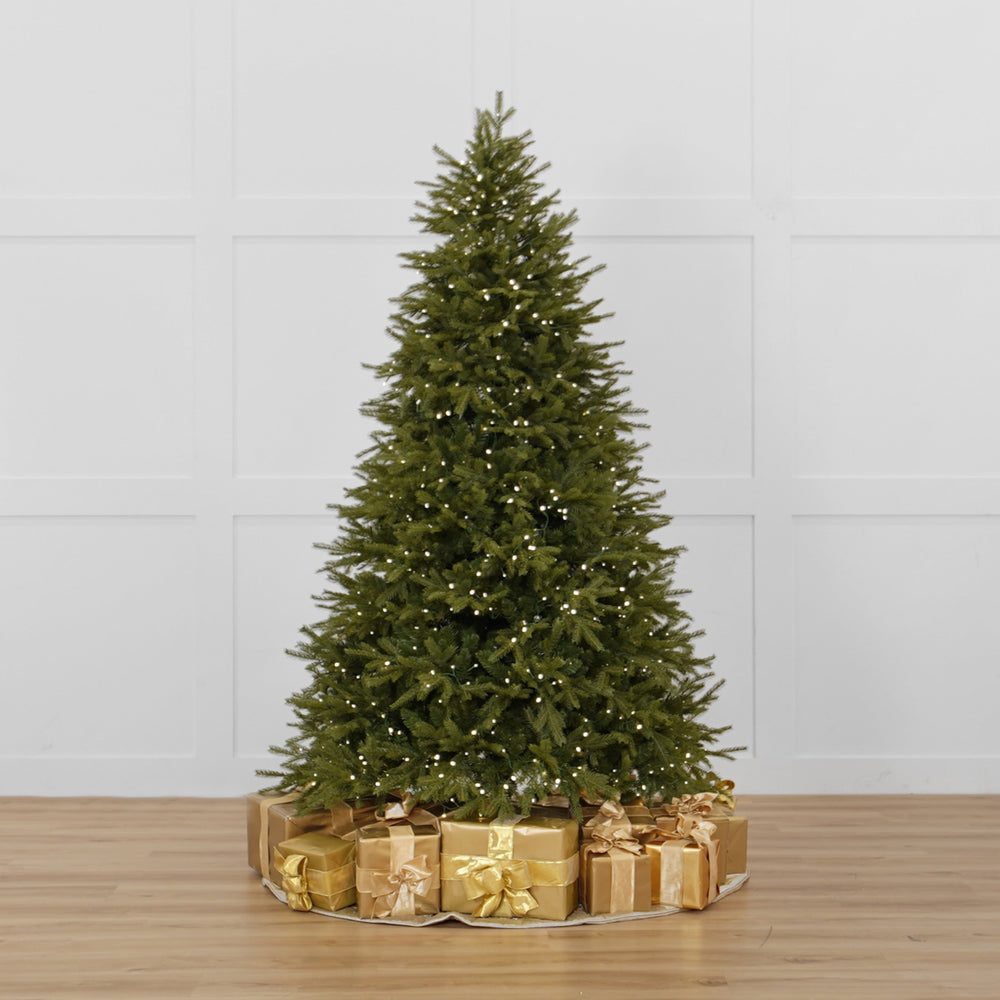 Sapphire Fir Tree Pre-Lit Warm White LED Lights
