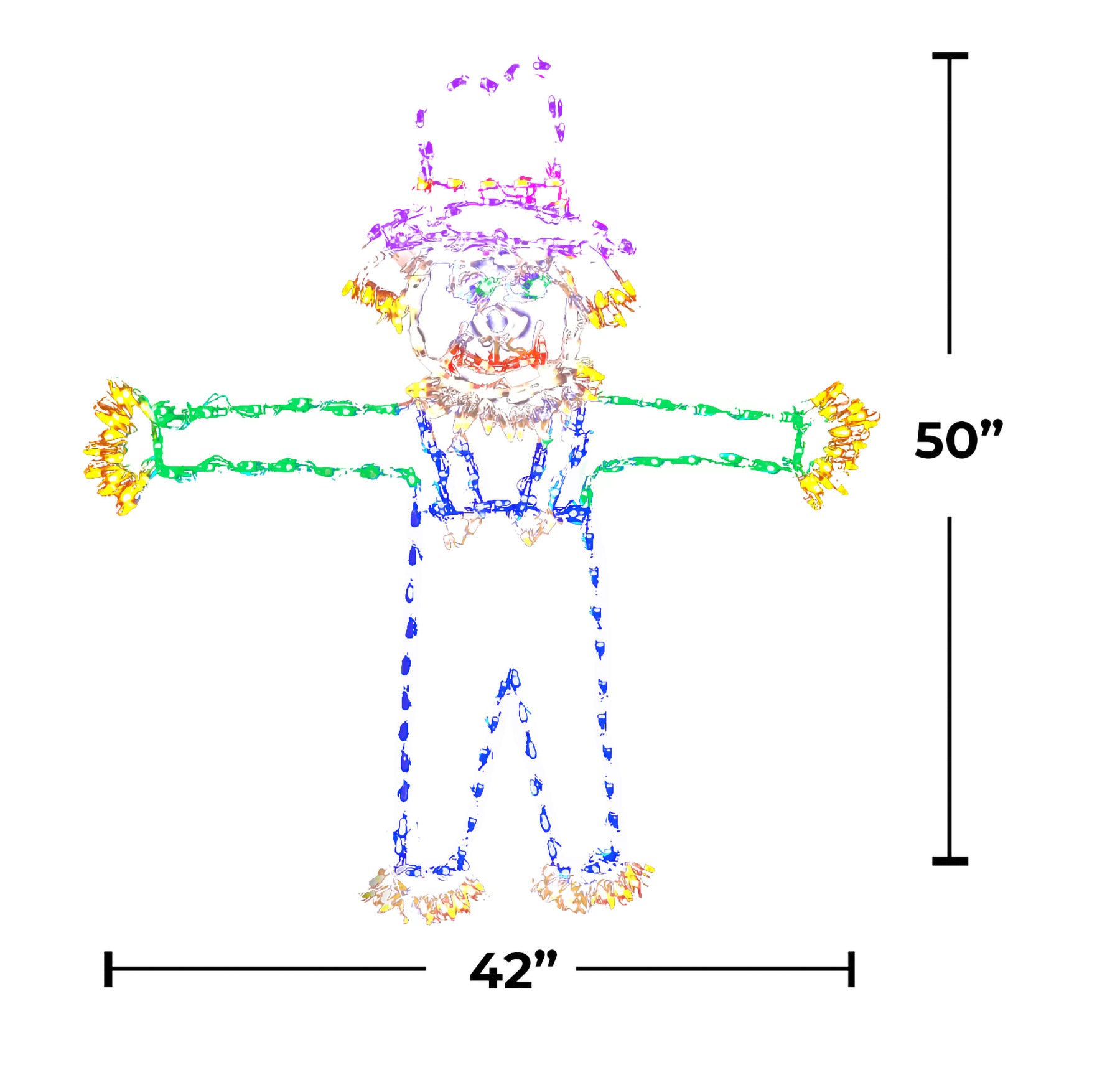 50" LED Scarecrow