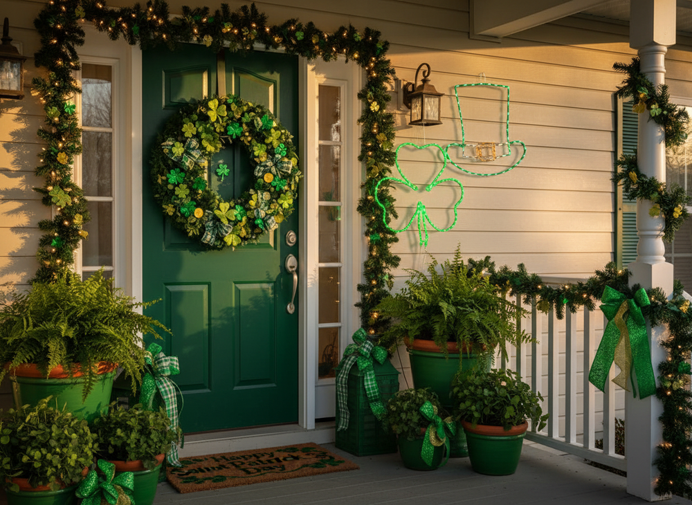 24" Dynamic RGBWW St. Patrick's Shamrock