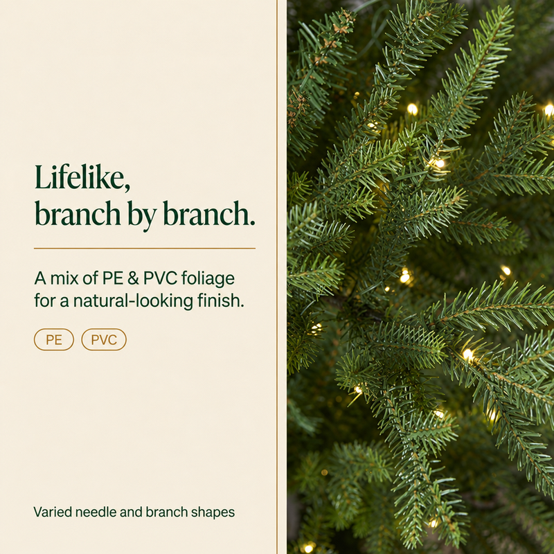 Norway Spruce Tree Pre Lit Warm White Micro LED Lights