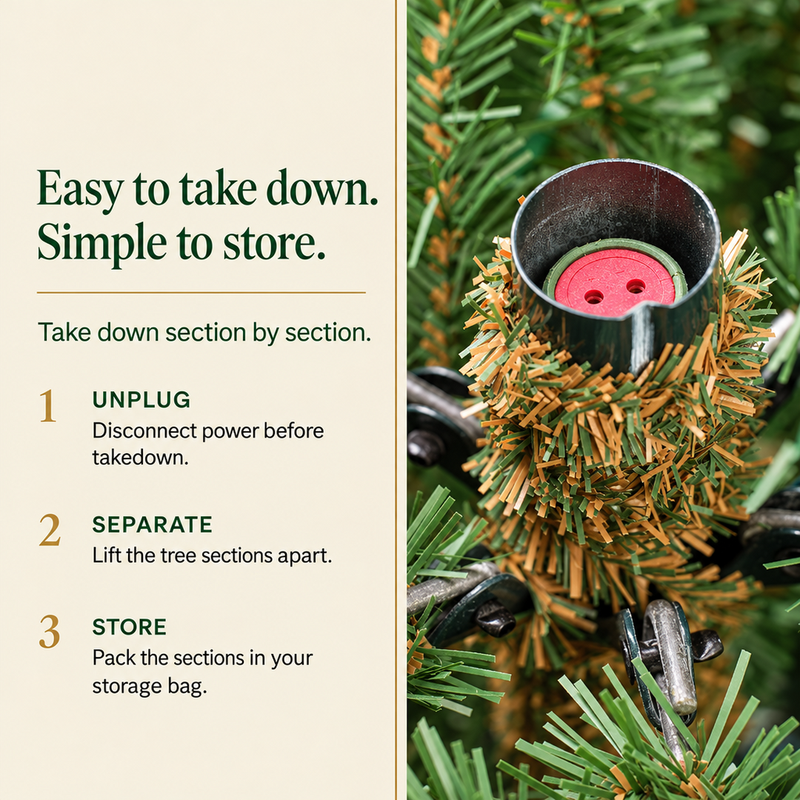 Norway Spruce Tree Pre Lit Warm White Micro LED Lights