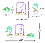 60" Halloween LED Tombstone and Hand