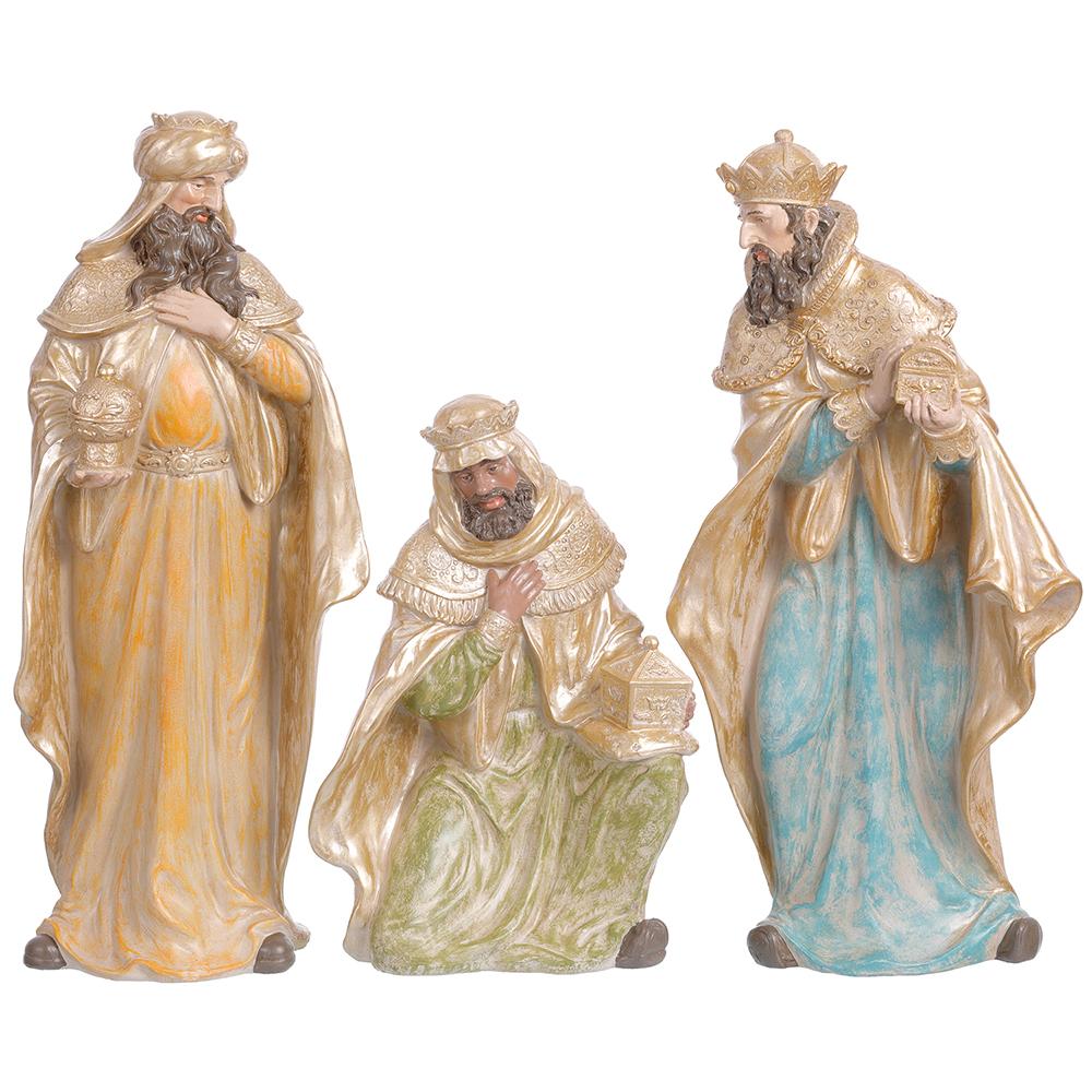 Set de 3 Reyes Magos de 12"- 18"