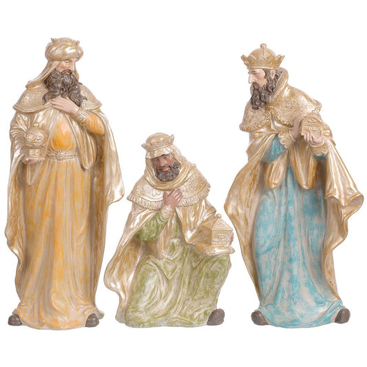 Set de 3 Reyes Magos de 12"- 18"